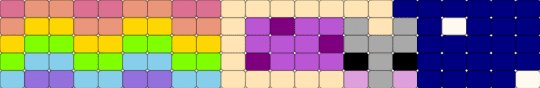 Nyan cat ladder stich cuff!! - pink,beige,purple