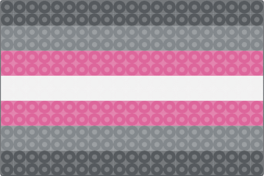 Demigirl - gray,pink,pride,lgbt,demigirl,she,they,flag