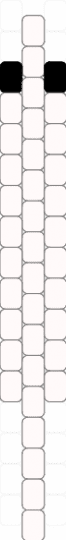 Every kandi pad color worm pt21 - white