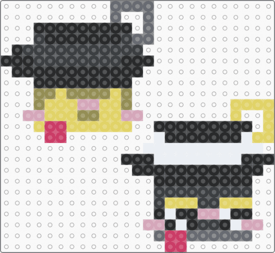 Doublefedora matching keychains - black,yellow,pink,cotdchance,chance,mafioso,matching,keychains,doublefedora,forsaken,roblox