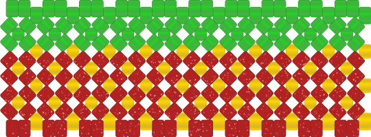 Strawberry Rotator Base - red,green,strawberry,cake,fruit,cuff,rotator