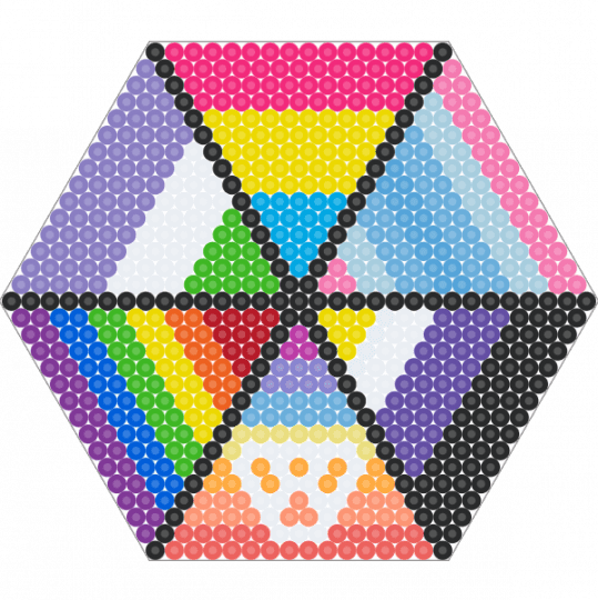 My Pride Flags - yellow,pink,light blue