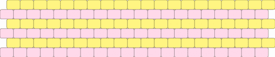 Fluttershy inspired simple coloured even peyote stitch cuff design! - white, yellow
