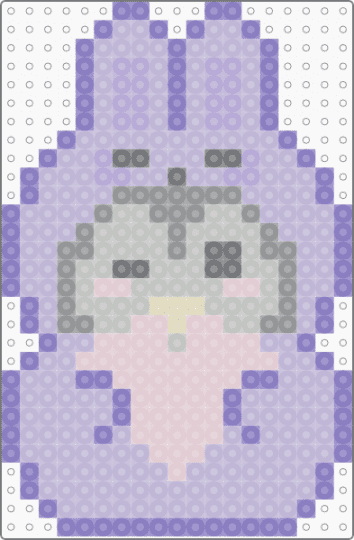 Cute Bunny Penguin - cute, kawaii, pastel, penguin, pink, purple