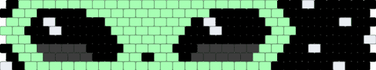 alien head pattern!! - teal