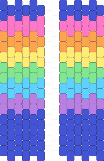 nyan cat side pannels - blue,pink