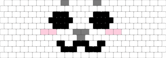 seal pattern - white,gray,pink