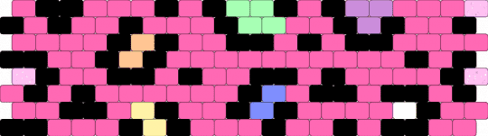 rainbow and pink cheetah print pattern! - pink
