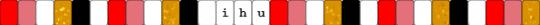 i heart you - orange, red
