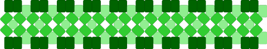 green cuff - green,teal,dark green,light green