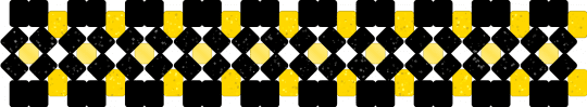 bee cuff - black,yellow