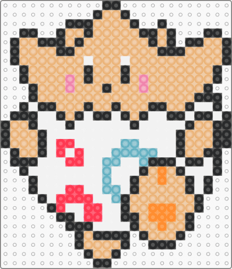Glow in the Dark Blacklight Shiny Togepi - orange,pokemon,togepi