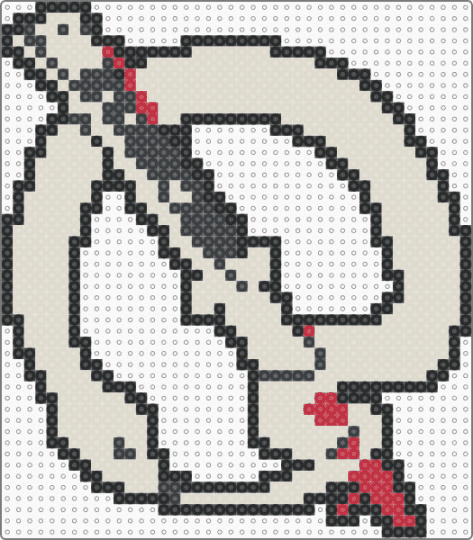 Queens Of The Stone Age In Times New Roman... Perler (Request) - beige