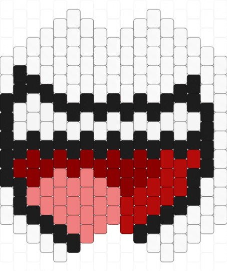 BFDI Open Mouth Asset Mask - white,red,bfdi,mask