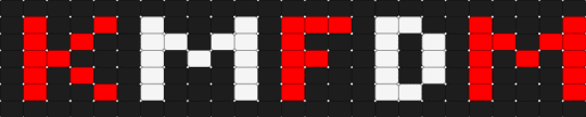 KMFDM Ladder Stitch Cuff (Request) - black, kmfdm, ladder, red, white