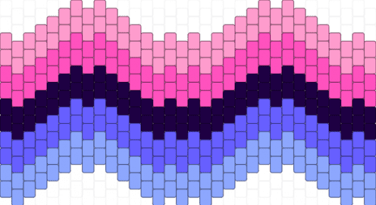 Omnisexual Wavy Pride Cuff (Request) - pink,pride,gay,omni,omnisexual,multisexual,pride flag