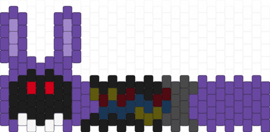 Withered Bonnie Cuff (Request) - purple,brown,bonnie,withered bonnie,fnaf,five nights at freddys,bonnie fnaf
