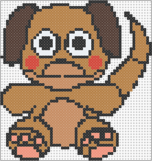 toy sparky plush - tan