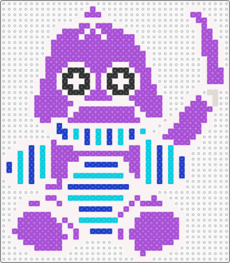 Inverted Spike - purple