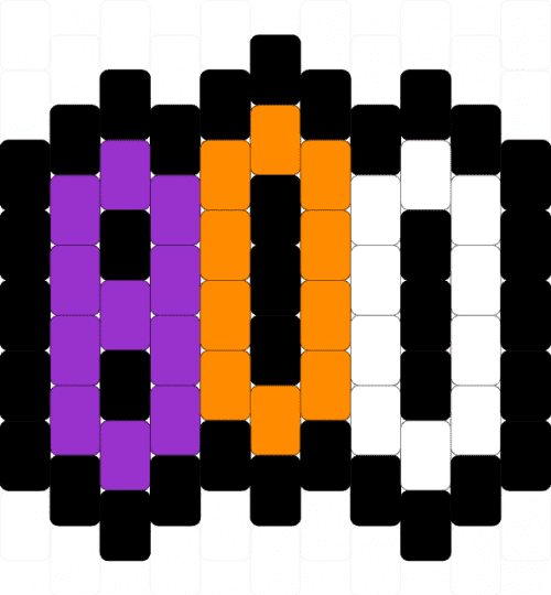 BOO - orange, purple