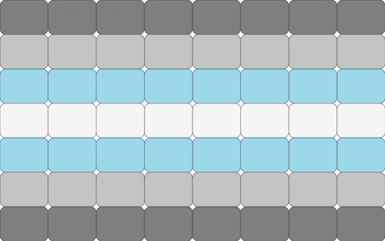 Demiboy Pride Flag - gray,beige,light blue,demiboy