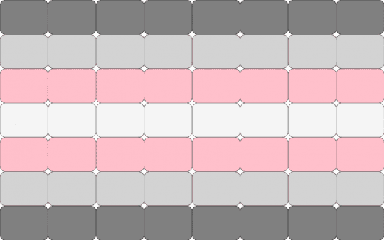 Demigirl Pride Flag - gray,pink,pride,lgbtq,demigirl