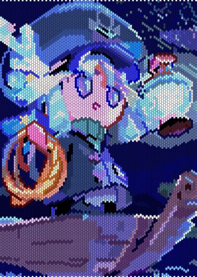 Star Coral Cookie! - blue, cotdstarfish, light blue, pink, purple