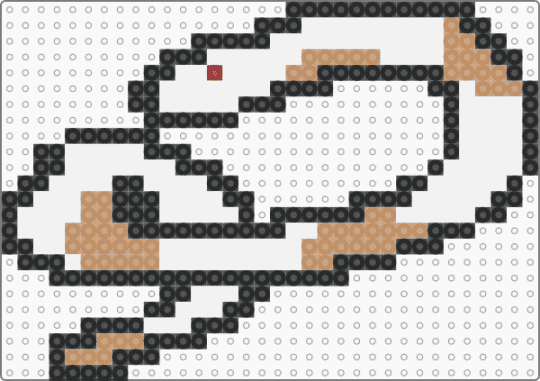 EVIL SNAKE - white,tan