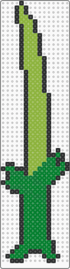 Grass sword - green,black