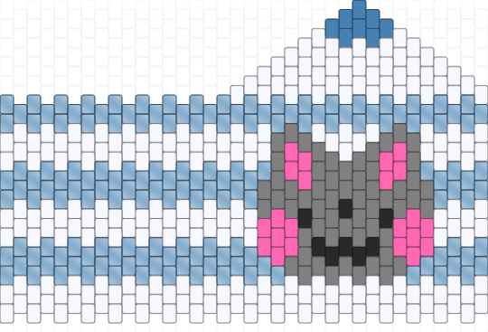 Cat wallet - blue,cat,wallet,kandi,cool