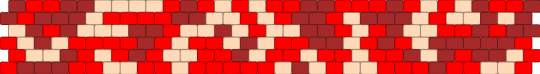 meat cuff - red,beige