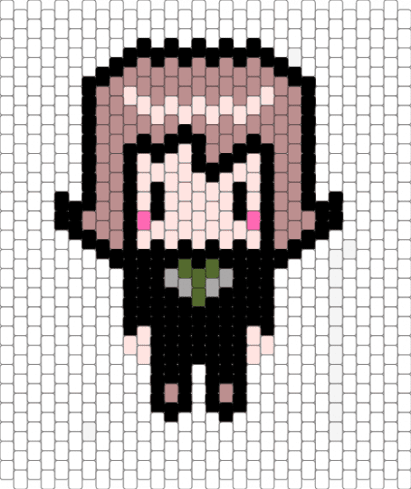RYOTA!! >w - white,beige,danganronpa,ryota,mitarai,danganronpa3,panel,cuff,multiuse,mycatapprovesofthispattern