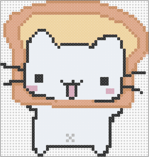 Bread kitty :3 - white,tan,beige