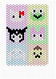 Sanrio Tapestry - sanrio,hello kitty,kuromi,my melody,keroppi,tapestry,panel