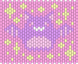 Pastel Bat Tapestry - bat,squishmallow,stars,pastel,spooky,cute,tapestry,pink,purple
