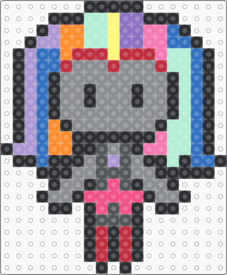 Bismuth Steven Universe - pink,blue,gray