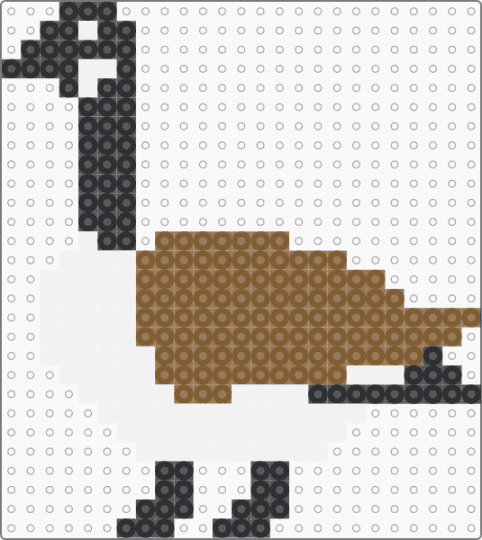 draft goose - tan, white