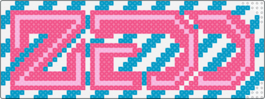 zedd stripe 2 - zedd,edm,dj,logo,music,pink,light blue