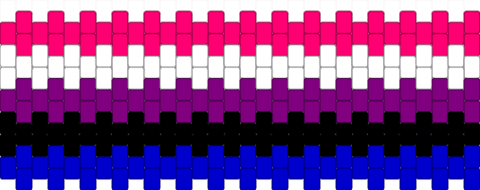 Gender fluid flag - pink,purple