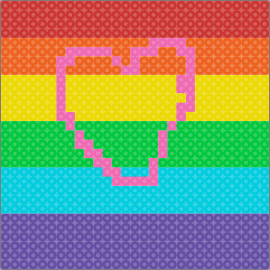 good vibes - rainbow,heart,positivity,vibrant,love,inclusivity,joy,symbol