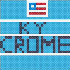 game day KY CROME - ky chrome,sports,team spirit,bold,emblem,support,vibrant,fan,blue
