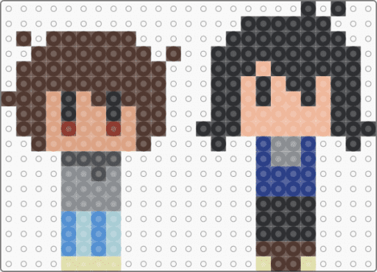 Mike and Will One wheat mark - beige,gray,brown,mike wheeler,will byers,owm,one wheat mark,stranger things