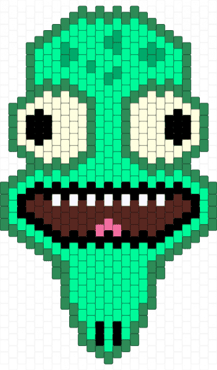 Terry - Solar Opposites Panel - green, teal