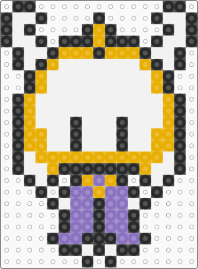 Mini Asgore :D - white,orange,blue,asgore,asgore undertale,undertale,deltarune,goat,yellow,purple