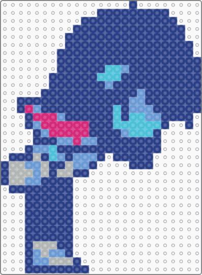 Kris Bow Sprite Deltarune - blue,deltarune,kris,bow,undertale
