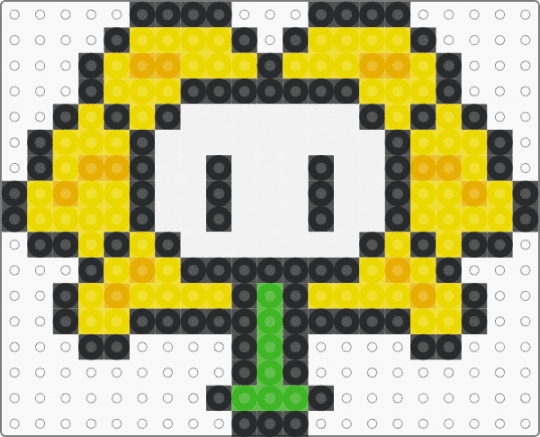 Mini Flowey :D - yellow,flowey,undertale,flowey undertale,you idiot,in this world,its kill or be killed