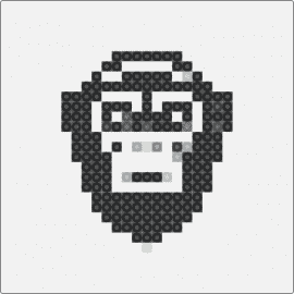 MASTER - monkey,chimpanzee,contemplative,intelligent,monochromatic,detailed,expression,st