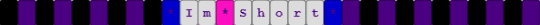 Im Short Bracelet - purple