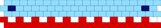 shark - red,light blue,shark,blue,cute,peyote,cuff
