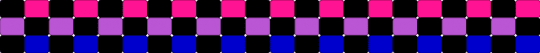 Checkered bisexual - pink,purple
